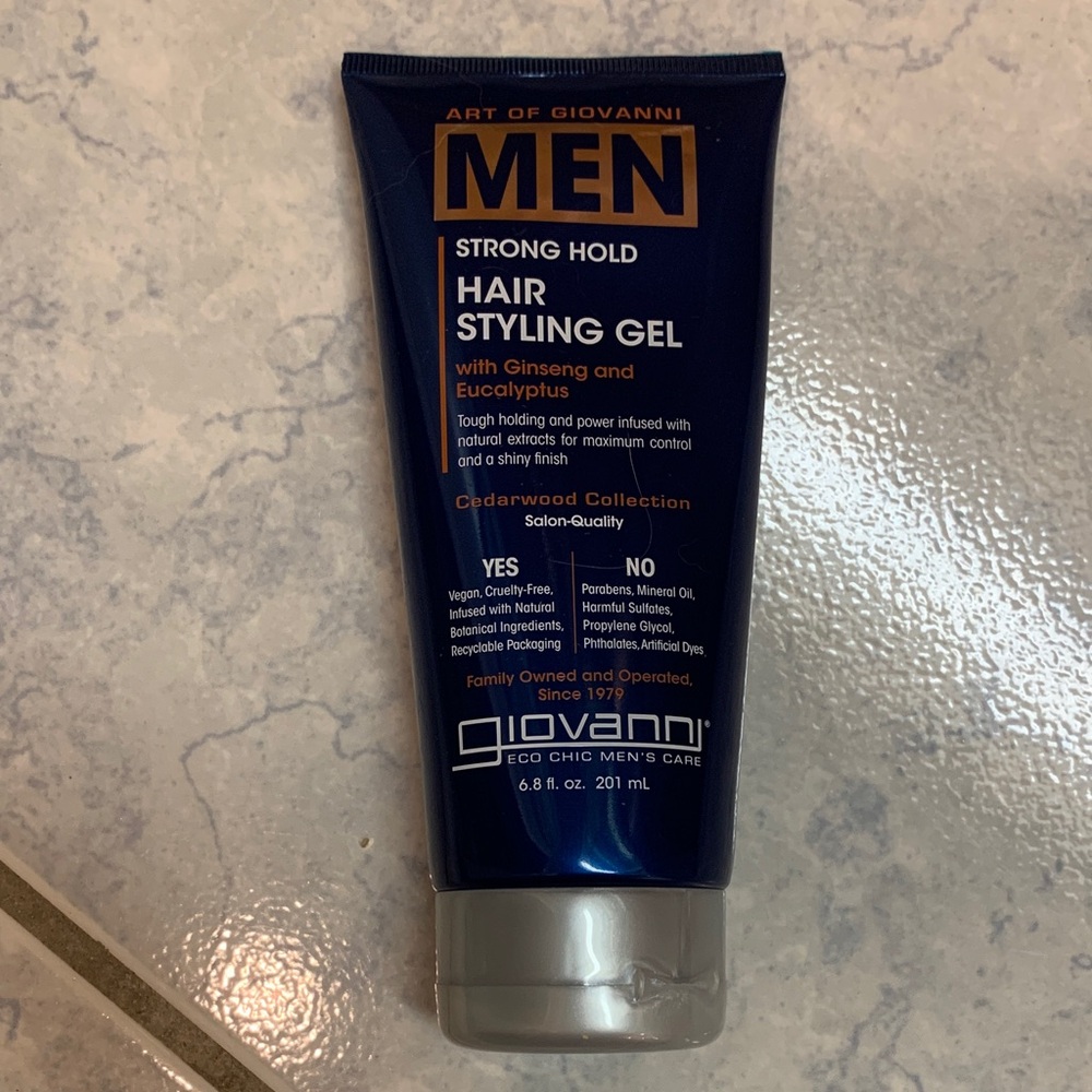 Art of Giovanni MEN Strong Hold Hair Styling Gel - Navy